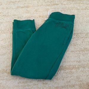 Green Gap sweatpants- size medium!